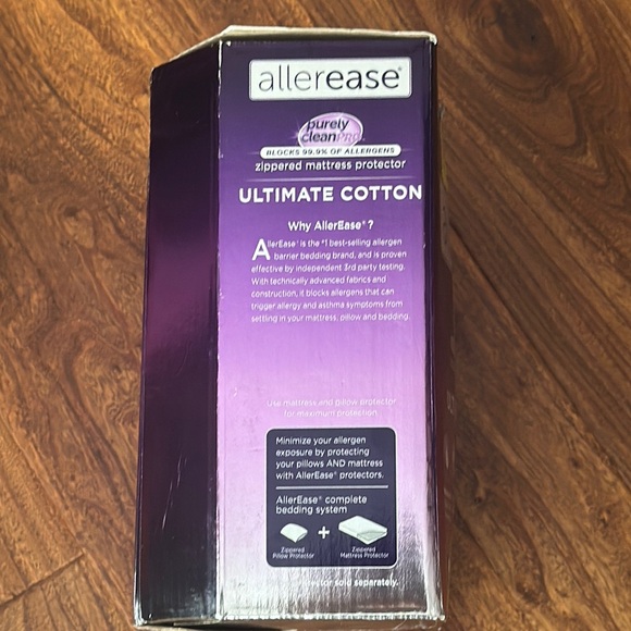 Allerease Ultimate Cotton Zippered Mattress Protection - Picture 5 of 7